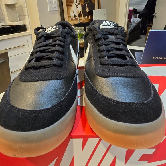 Nike "Killshot 2 Leather" Men's size 10 Black/Sail-Gum Yellow Sneakers NEW - Picture 6 of 15